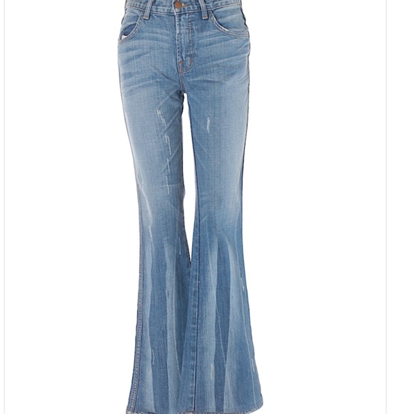 J Brand Denim - J Brand Uniquely Faded Medium Wash Bootcut Jeans